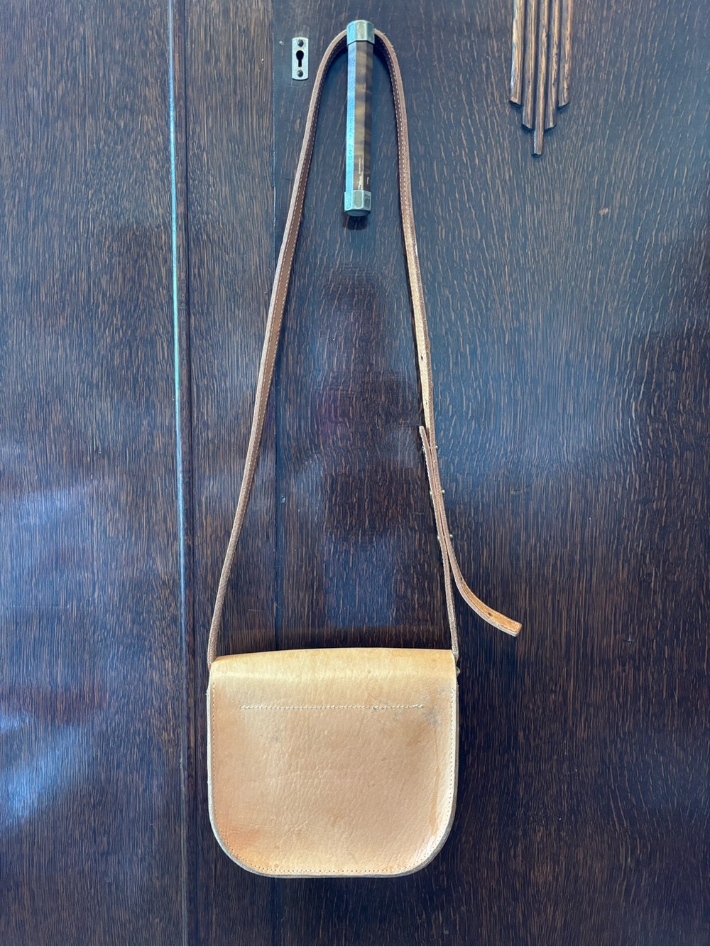 Crescioni Leather Shoulder / Crossbody Bag - Picture 3 of 11